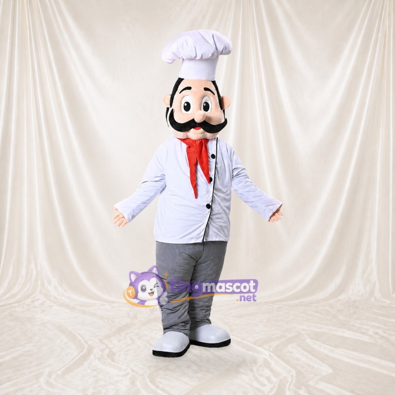 Chef Man Mascot Costume Full Body for Adults Promotions