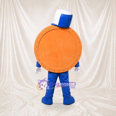 Coin Character Mascot Costume Full Body for Adults Promotions