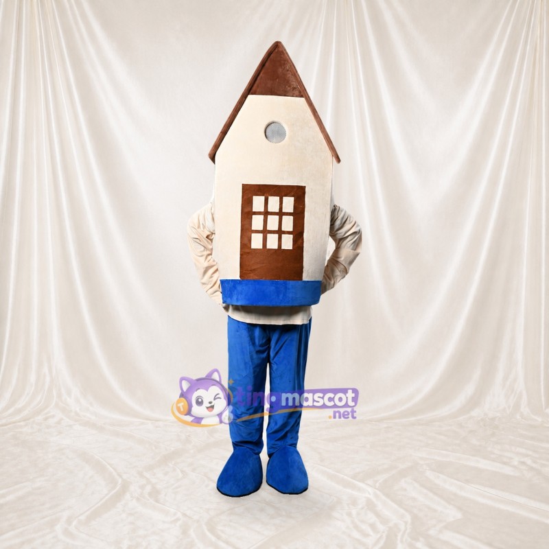 Personnage de maison Costume de mascotte intégral pour adultes Promotions