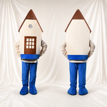 Personnage de maison Costume de mascotte intégral pour adultes Promotions