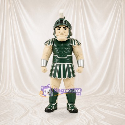Green Knight Mascot Costume Full Body for Adults Promotions
