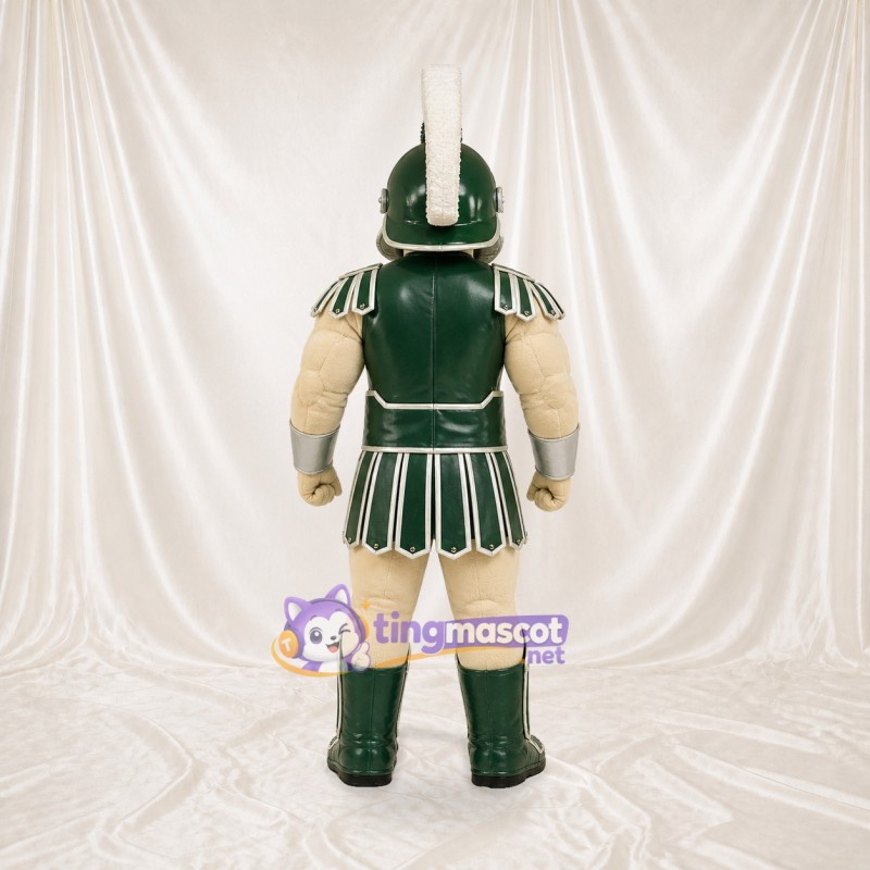 Green Knight Mascot Costume Full Body for Adults Promotions