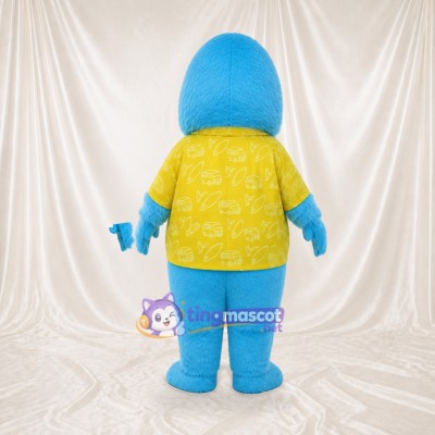Beach Monster Mascot Costume Full Body for Adults Events