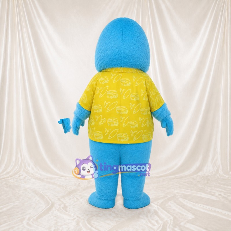 Beach Monster Mascot Costume Full Body for Adults Events