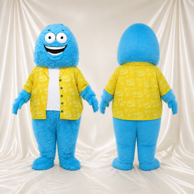 Beach Monster Mascot Costume Full Body for Adults Events
