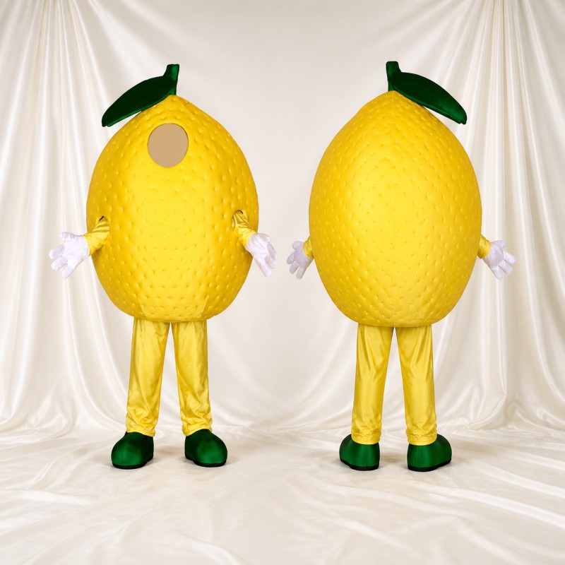 Citron Costume de mascotte intégral pour adultes Événements gastronomiques