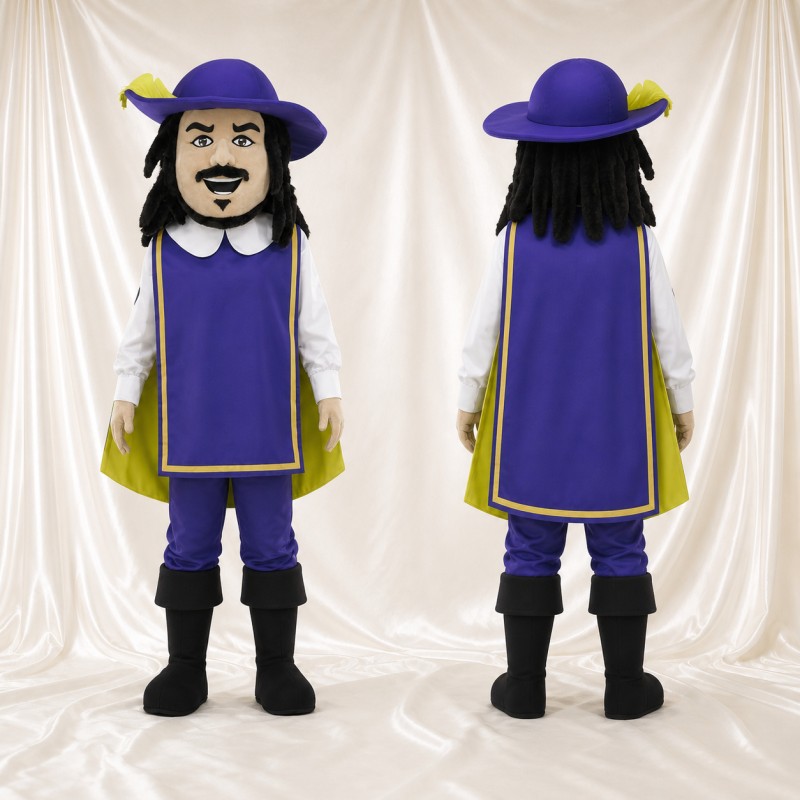 Historic Gentleman Mascot Costume Full Body for Adults Promotions