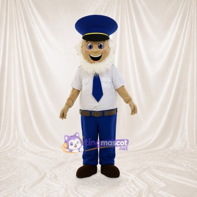 Capitaine de Navire Blanc Costume de mascotte intégral pour adultes Promotions