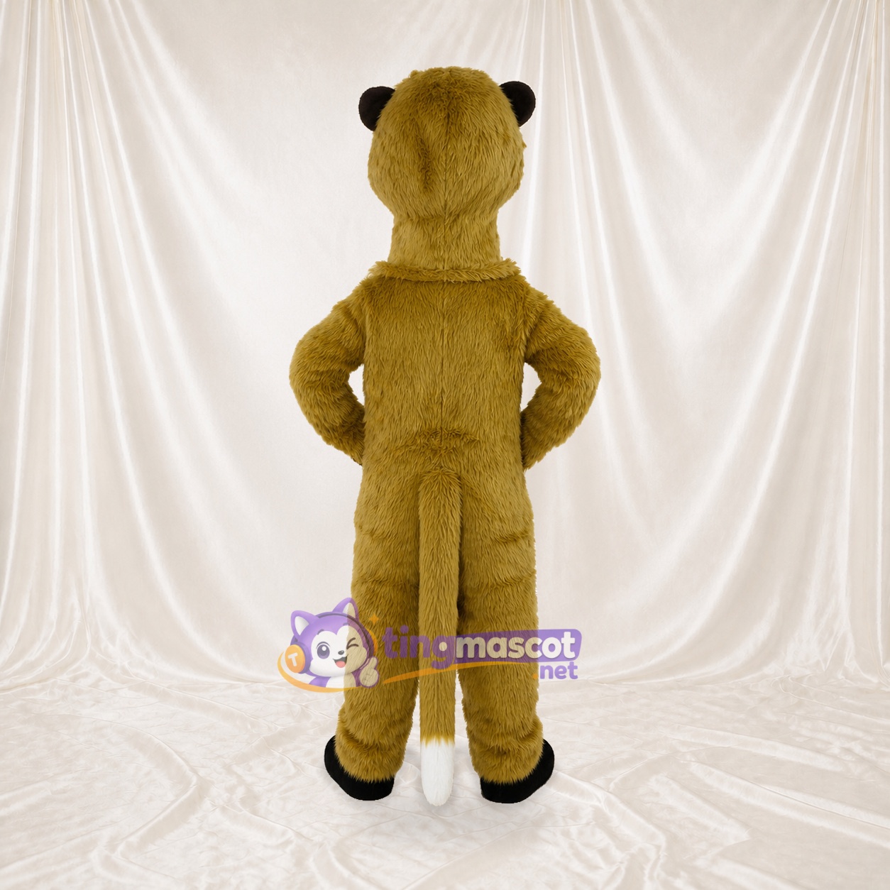 Brauner Otter Maskottchenkostüm Ganzkörper für Erwachsene Schulveranstaltungen Brauner Otter Maskottchenkostüm Ganzkörper für Erwachsene Schulveranstaltungen