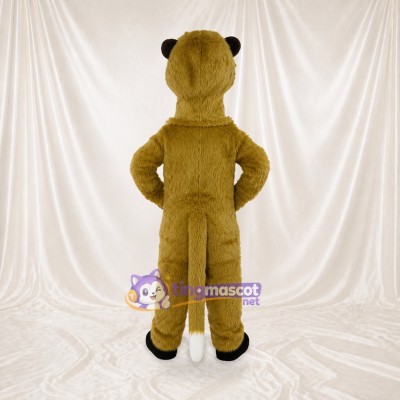 Brown Otter Mascot Costume Full Body for Adults School Events