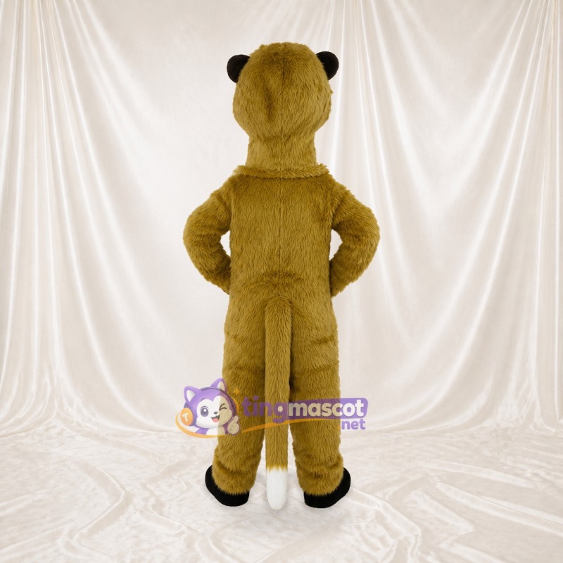 Brown Otter Mascot Costume Full Body for Adults School Events