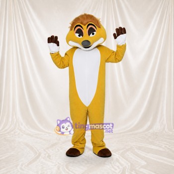 Suricate Costume de mascotte intégral pour adultes Événements scolaires