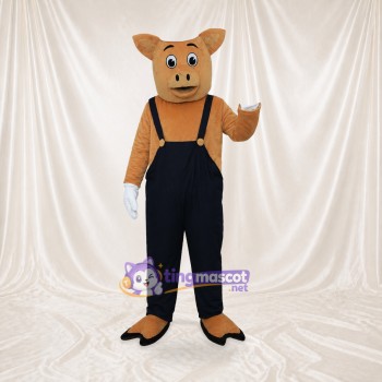 Baker Pig Mascot Costume Full Body for Adults Promotions
