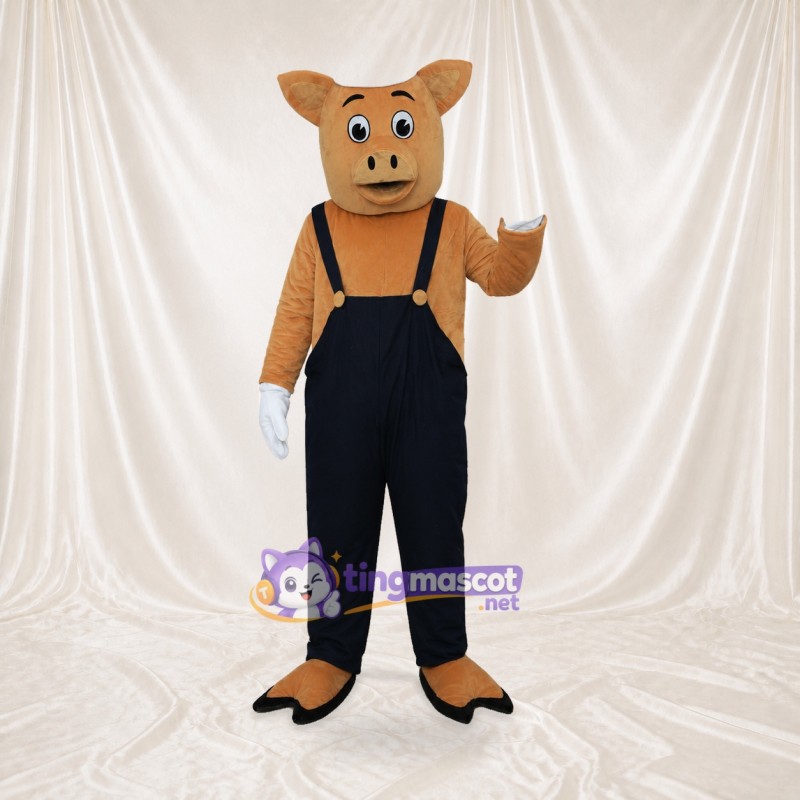 Baker Pig Mascot Costume Full Body for Adults Promotions
