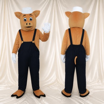 Baker Pig Mascot Costume Full Body for Adults Promotions