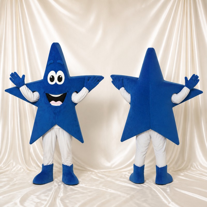 Star Character Mascot Costume Full Body for Adults Events