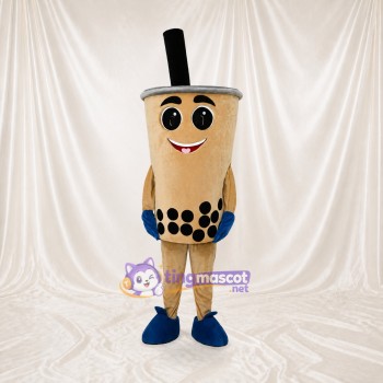 Bubble Tea Cup Mascot Costume Full Body for Adults Food Events