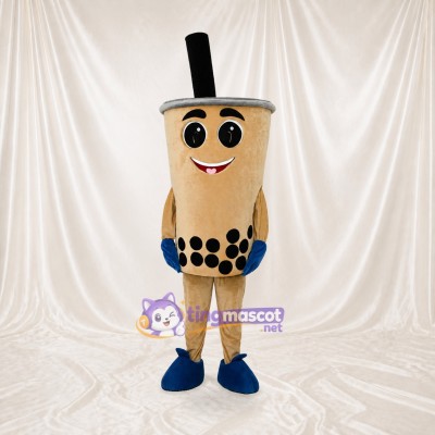 Bubble Tea Cup Mascot Costume Full Body for Adults Food Events