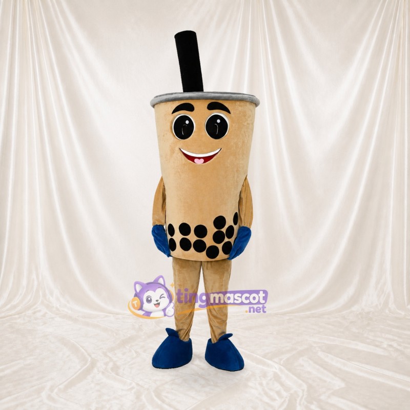 Bubble Tea Cup Mascot Costume Full Body for Adults Food Events