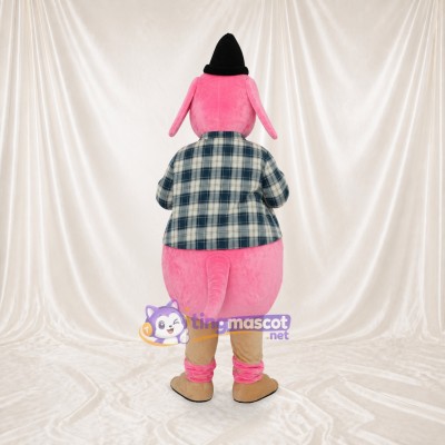 Éléphant gentleman Costume de mascotte intégral pour adultes Événements scolaires
