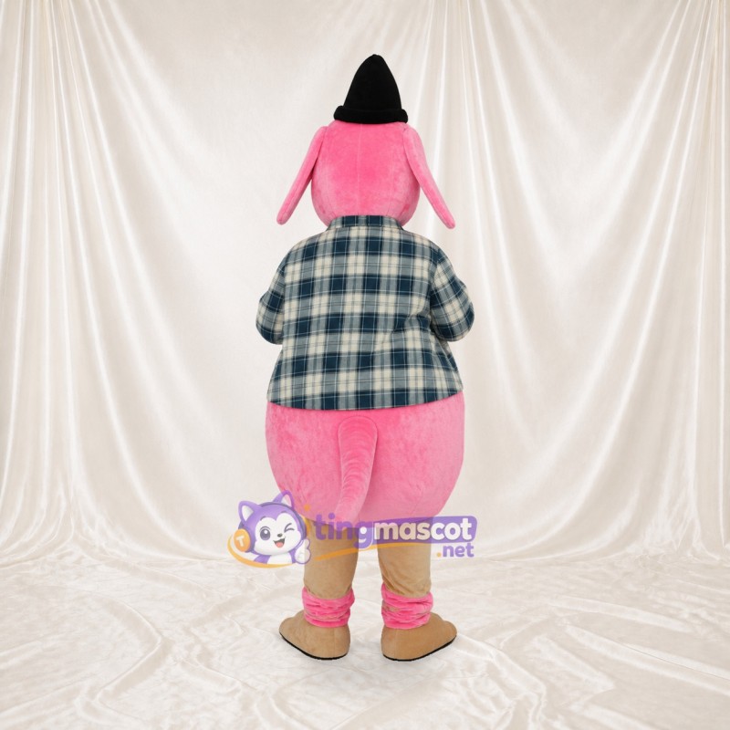 Éléphant gentleman Costume de mascotte intégral pour adultes Événements scolaires