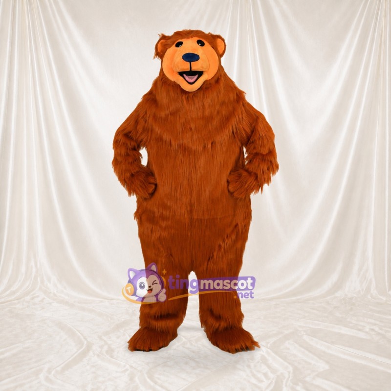 Bigfoot Mascot Costume Full Body for Adults School Events