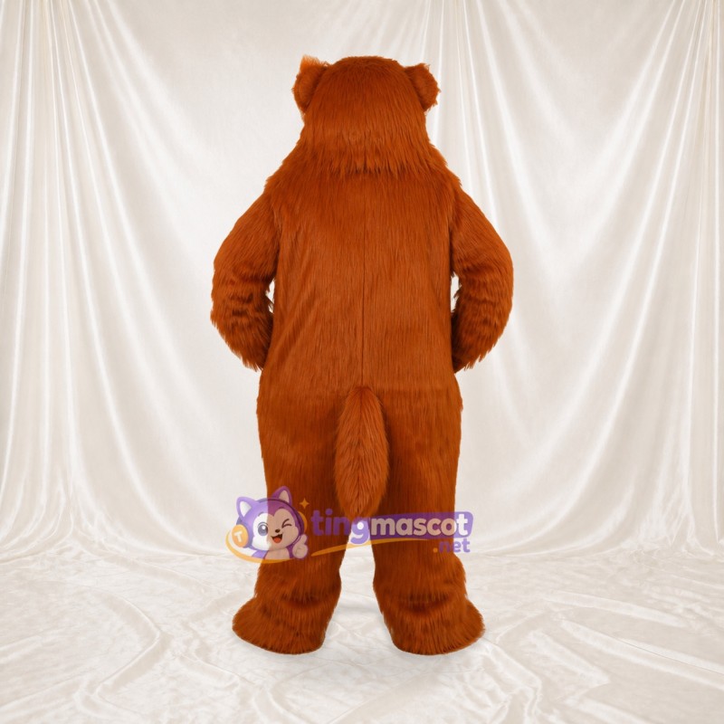 Bigfoot Mascot Costume Full Body for Adults School Events