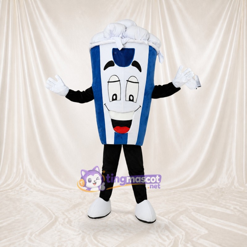 Popcorn Cup Mascot Costume Full Body for Adults Food Events