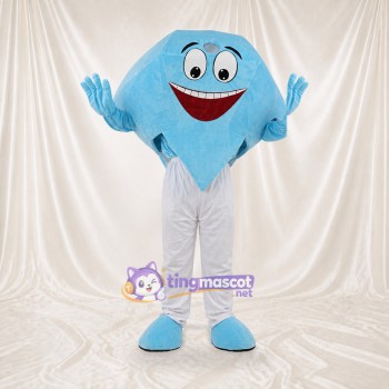Personnage diamant Costume de mascotte intégral pour adultes Promotions